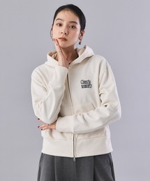 Muscat（マスカット）の「【セットアップ可！】ロゴ刺繍　裏毛ジップアップパーカー（パーカー）」