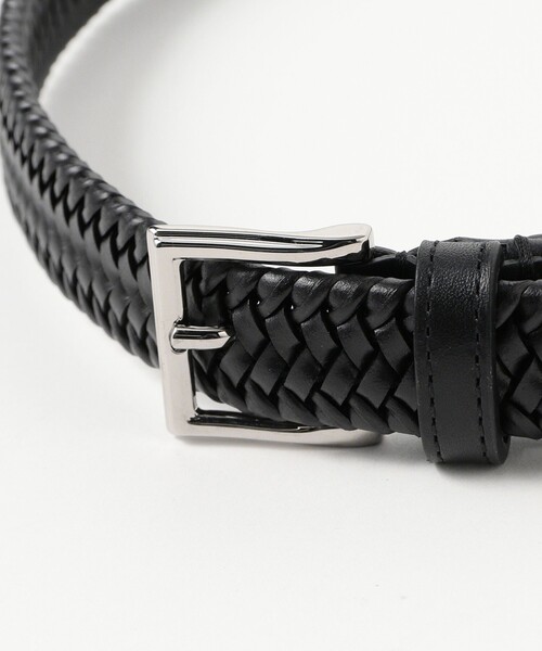 BRILLA per il gusto（ブリッラペルイルグースト）の「L'arcobaleno / 25ミリ レザー エラスティックメッシュベルト（ベルト・メンズ・ブラウン系その他2/ブラック・MEDIUM/LARGE）」の3枚目の写真