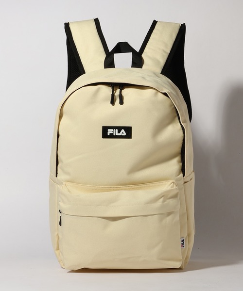 FILA(フィラ)の「【FILA/フィラ】スタンダードデイパック(バックパック/リュック・メンズ・ブラック系その他/ブラック/アイボリー・FREE)」の12枚目の写真