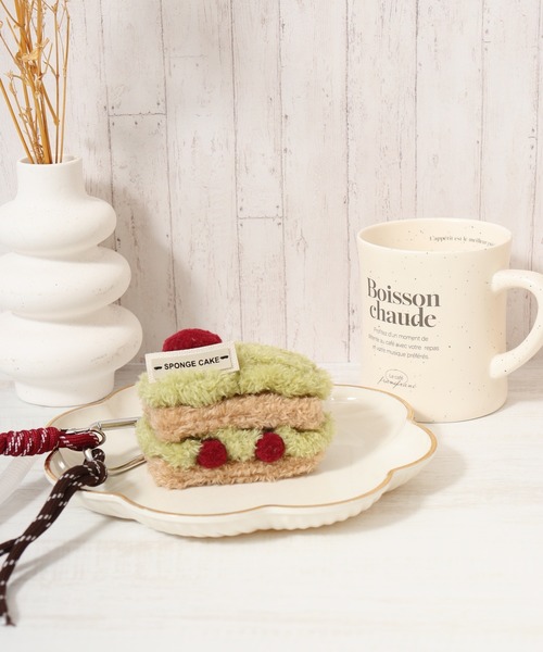 crossi（クロッシー）の「もこもこ ボアチャーム（チャーム・レディース・ベージュ/ブラウン/ライトグリーン・FREE）」の3枚目の写真