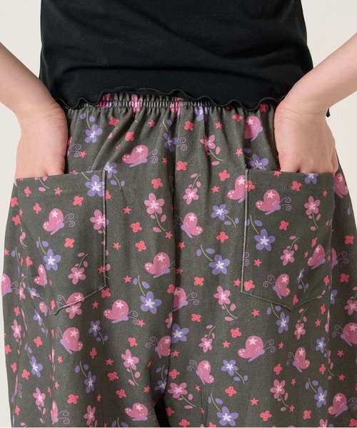 TINA:JOJUN(ティーナジョジュン)の「オリジナル 総柄 裏毛パンツ TINA:JOJUN(その他パンツ・レディース・ブラック/ピンク・M)」の12枚目の写真