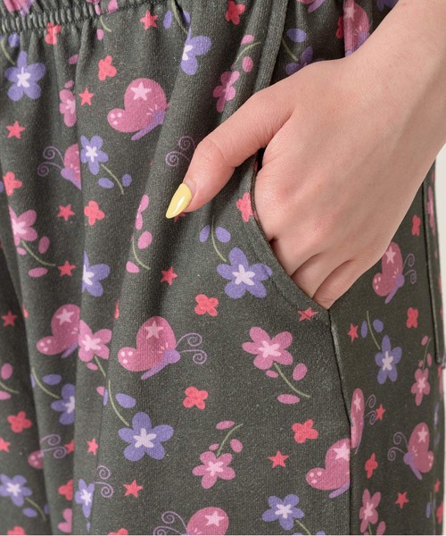 TINA:JOJUN(ティーナジョジュン)の「オリジナル 総柄 裏毛パンツ TINA:JOJUN(その他パンツ・レディース・ブラック/ピンク・M)」の13枚目の写真