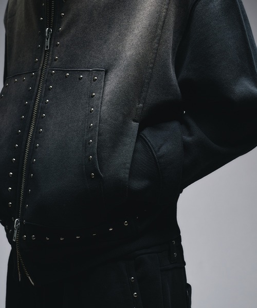 ANDER HUNK（アンダーハンク）の「Studs Design Zip-up Parker