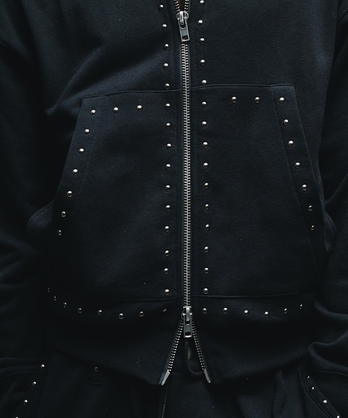 ANDER HUNK（アンダーハンク）の「Studs Design Zip-up Parker