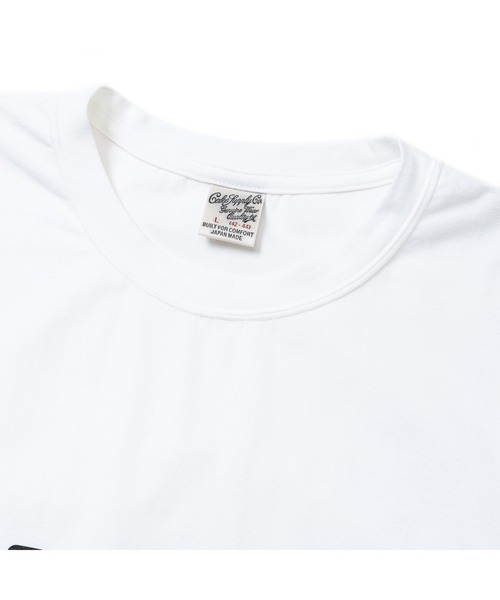 CALEE（キャリー）の「STRETCH CALEE ROSE LOGO TEE（Tシャツ/カットソー・メンズ・ブラック/ホワイト・X-LARGE/LARGE/MEDIUM）」の6枚目の写真