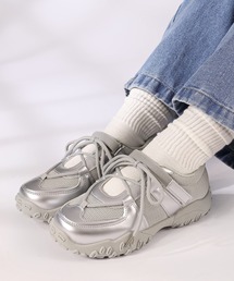 LibertyDoll（リバティードール）の「LIBERTYDOLL   レースアップゴムベルト メッシュスニーカー(3802)（スニーカー）」