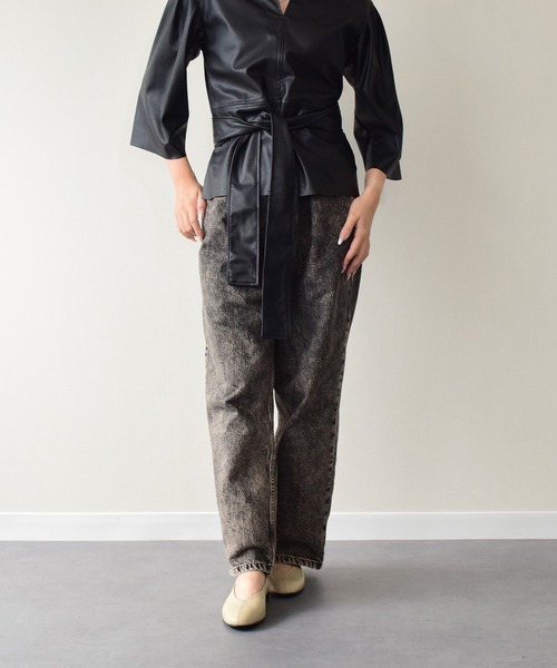 inter-chaussures（インターショシュール）の「【INTER-CHAUSSURES】ラウンドトウセンターシームパンプス(I51510)（パンプス・レディース・ベージュ/ブラック系その他/ブラック・36/37）」の10枚目の写真