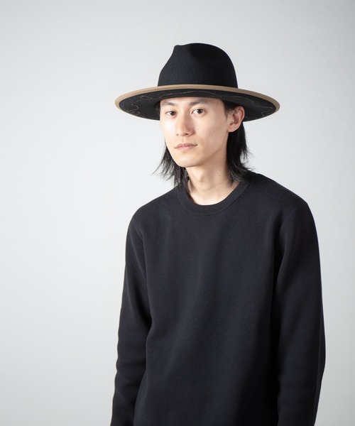 ゆき　UNUSED アンユーズド ロングブリムラビットファーハット omomom様専用 UNUSED ロングブリムハット ラビット unused ロング