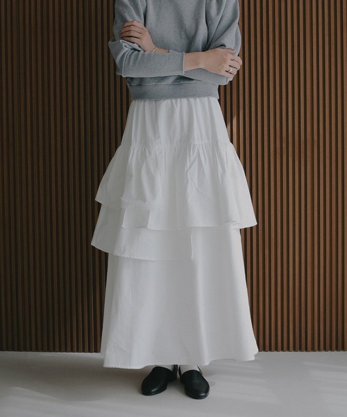 MANOF（マノフ）の「ASYMMETRY TIERED SKIRT（スカート）」 - WEAR