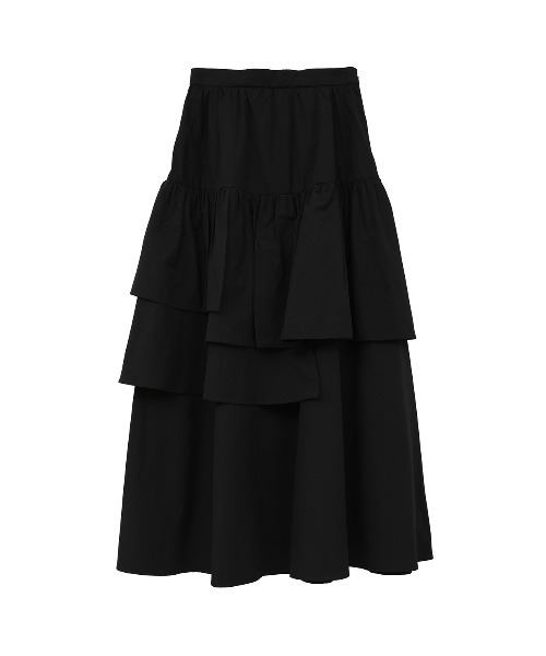 【新品】MANOF マノフ ASYMMETRY TIERED SKIRT ASYMMETRY TIERED SKIRT（スカート）｜MANOF（マノフ）のファッション