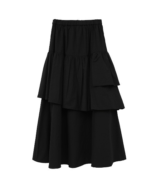 ASYMMETRY TIERED SKIRT（スカート）｜MANOF（マノフ）の