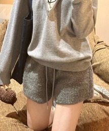 【Y2Kガーリー】もこもこボアショートパンツ