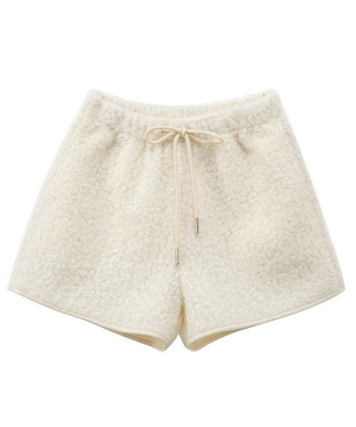 Y2Kガーリー】もこもこボアショートパンツ（その他パンツ）｜gossip