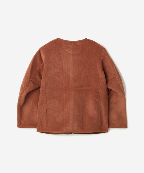 DANTON | キッズ フリース カラーレスジャケット（ノーカラー