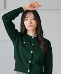 TRUDEA（トルディア）の「スポンディッシュニュアンスボタンカーディガン（カーディガン/ボレロ）」