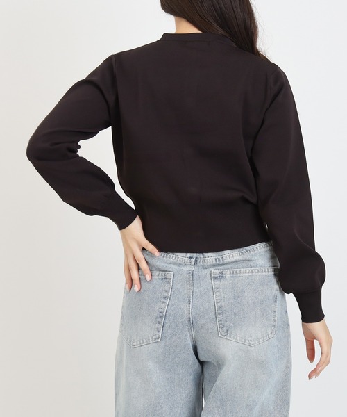 TRUDEA（トルディア）の「スポンディッシュニュアンスボタンカーディガン（カーディガン/ボレロ・レディース・ネイビー/ブラウン/グリーン/アイボリー/その他・MEDIUM/LARGE）」の21枚目の写真