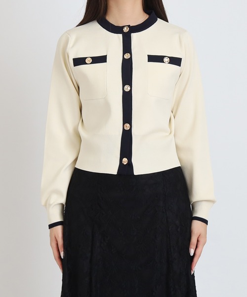 TRUDEA（トルディア）の「スポンディッシュニュアンスボタンカーディガン（カーディガン/ボレロ・レディース・ネイビー/ブラウン/グリーン/アイボリー/その他・MEDIUM/LARGE）」の20枚目の写真