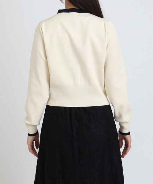 TRUDEA（トルディア）の「スポンディッシュニュアンスボタンカーディガン（カーディガン/ボレロ・レディース・ネイビー/ブラウン/グリーン/アイボリー/その他・MEDIUM/LARGE）」の13枚目の写真