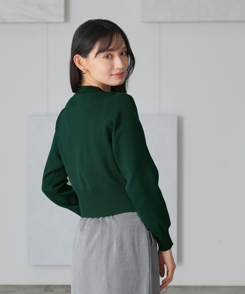 TRUDEA（トルディア）の「スポンディッシュニュアンスボタンカーディガン（カーディガン/ボレロ・レディース・ネイビー/ブラウン/グリーン/アイボリー/その他・MEDIUM/LARGE）」の22枚目の写真