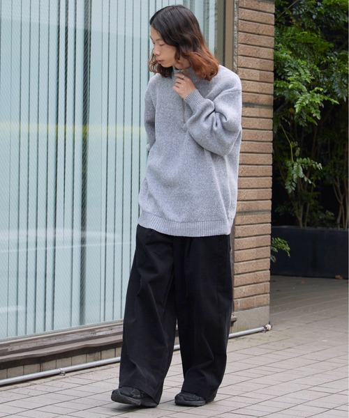 U.S. POLO ASSN.(ユーエスポロアッスン)の「U.S. POLO ASSN./ユーエスポロアッスン メランジハーフジップ 冬服(ニット/セーター・メンズ・ネイビー/オートミール/ブラック/グレー・LL/L/M)」の17枚目の写真