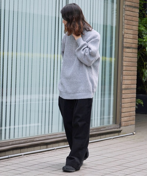 U.S. POLO ASSN.(ユーエスポロアッスン)の「U.S. POLO ASSN./ユーエスポロアッスン メランジハーフジップ 冬服(ニット/セーター・メンズ・ネイビー/オートミール/ブラック/グレー・LL/L/M)」の18枚目の写真