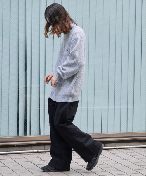 U.S. POLO ASSN.(ユーエスポロアッスン)の「U.S. POLO ASSN./ユーエスポロアッスン メランジハーフジップ 冬服(ニット/セーター・メンズ・ネイビー/オートミール/ブラック/グレー・LL/L/M)」の21枚目の写真