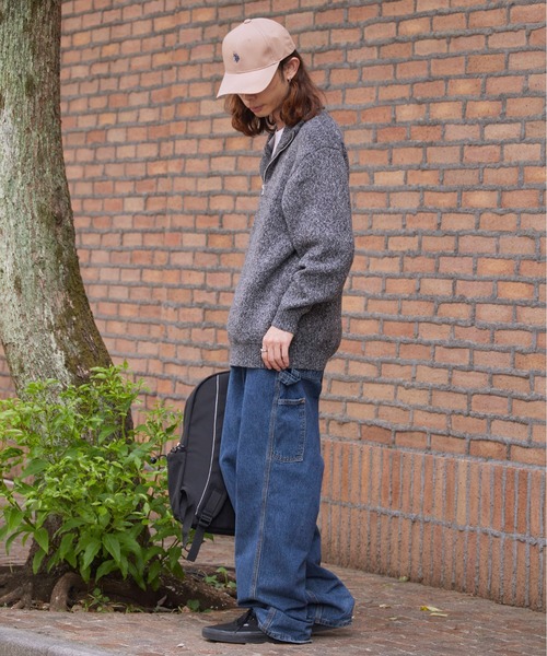U.S. POLO ASSN.(ユーエスポロアッスン)の「U.S. POLO ASSN./ユーエスポロアッスン メランジハーフジップ 冬服(ニット/セーター・メンズ・ネイビー/オートミール/ブラック/グレー・LL/L/M)」の12枚目の写真