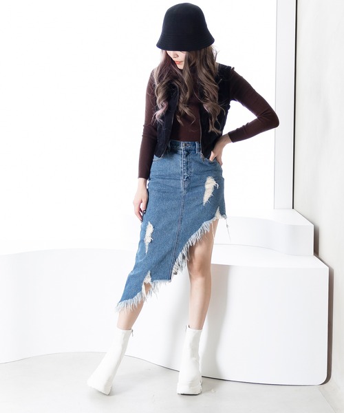 attagirl(アタガール)の「厚底スニーカーソールストレッチブーツ(ブーツ・レディース・ホワイト/ブラック/ブラック系その他・S/M/L/LL/3L)」の8枚目の写真