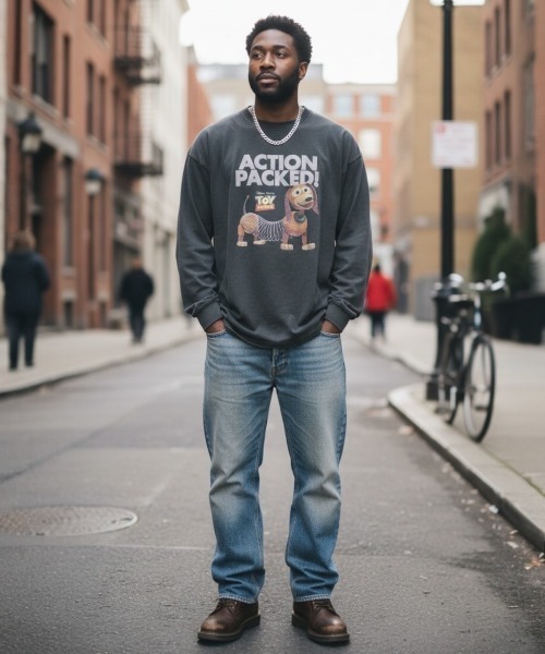 Disney（ディズニー）の「Disney ピグメントロングスリーブTシャツ（Tシャツ/カットソー・レディース・スミクロ/ブラック系その他7/ブラック系/ブラック系その他4/ブラック系その他6/ブラック系1/ブラック系3/ブラック系その他2/ブラック系その他/ブラック系その他3/ブラック系その他5/ブラック系2/ブラック系4・M/L/XL）」の9枚目の写真