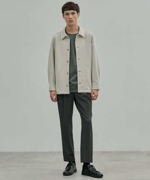 UNITED TOKYO（ユナイテッドトウキョウ）の「ラッセルツイードシャツ L/S（シャツ/ブラウス・メンズ・ブラウン/ベージュ/オフホワイト・1/2）」の7枚目の写真