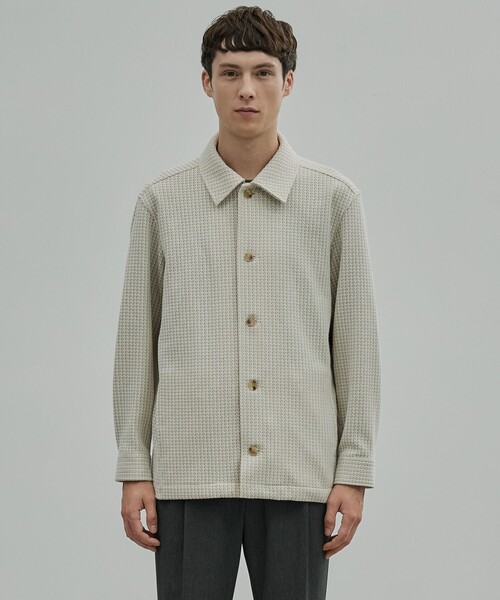 UNITED TOKYO（ユナイテッドトウキョウ）の「ラッセルツイードシャツ L/S（シャツ/ブラウス・メンズ・ブラウン/ベージュ/オフホワイト・1/2）」の12枚目の写真