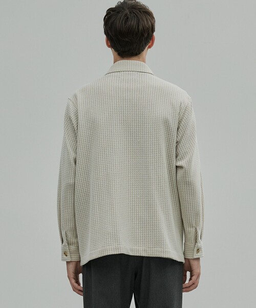 UNITED TOKYO（ユナイテッドトウキョウ）の「ラッセルツイードシャツ L/S（シャツ/ブラウス・メンズ・ブラウン/ベージュ/オフホワイト・1/2）」の14枚目の写真