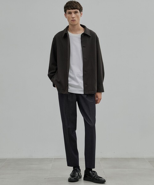 UNITED TOKYO（ユナイテッドトウキョウ）の「ラッセルツイードシャツ L/S（シャツ/ブラウス・メンズ・ブラウン/ベージュ/オフホワイト・1/2）」の6枚目の写真