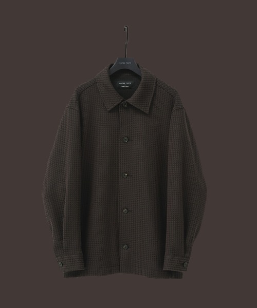 UNITED TOKYO（ユナイテッドトウキョウ）の「ラッセルツイードシャツ L/S（シャツ/ブラウス・メンズ・ブラウン/ベージュ/オフホワイト・1/2）」の3枚目の写真