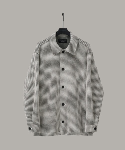 UNITED TOKYO（ユナイテッドトウキョウ）の「ラッセルツイードシャツ L/S（シャツ/ブラウス・メンズ・ブラウン/ベージュ/オフホワイト・1/2）」の2枚目の写真