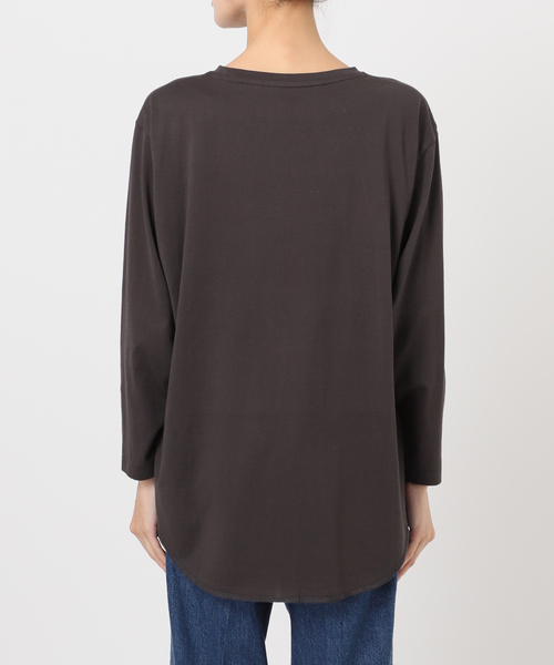 B.C STOCK(ベーセーストック)の「MCL/エムシーエル 別注 ロゴ L/S TEE(Tシャツ/カットソー・レディース・ホワイト系その他/ホワイト/ブラック系その他/ブラック・FREE)」の6枚目の写真