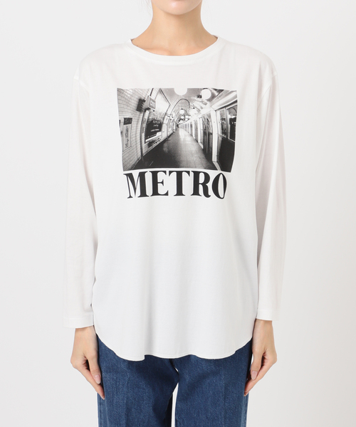 B.C STOCK(ベーセーストック)の「MCL/エムシーエル 別注 ロゴ L/S TEE(Tシャツ/カットソー・レディース・ホワイト系その他/ホワイト/ブラック系その他/ブラック・FREE)」の19枚目の写真