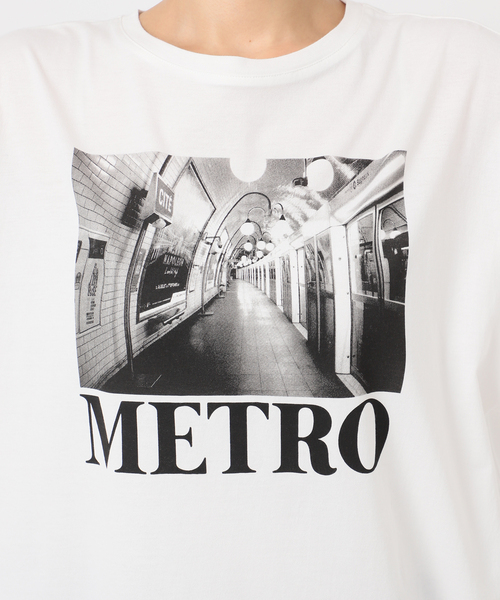 B.C STOCK(ベーセーストック)の「MCL/エムシーエル 別注 ロゴ L/S TEE(Tシャツ/カットソー・レディース・ホワイト系その他/ホワイト/ブラック系その他/ブラック・FREE)」の20枚目の写真