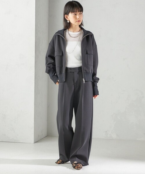 レア❗️clubhaus adidas 伊勢丹ポップアップ　限定　Wジップブルゾン s.oyamadaコラボ:〈手洗い可能〉コットン エア ダンボール ブルゾン