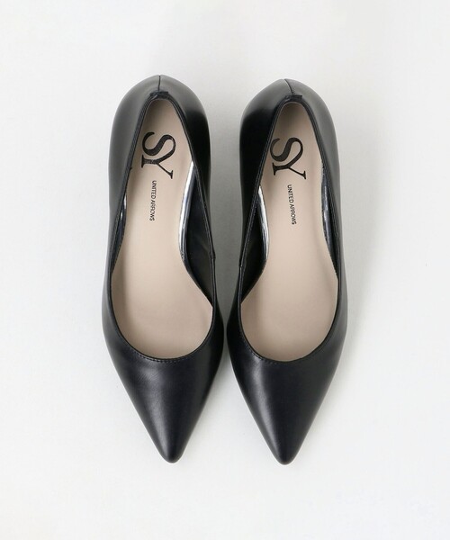 SY UNITED ARROWS(シーユナイテッドアローズ)の「<SY> ポインテッドシック SM パンプス50↑(パンプス・レディース・シルバー/ブラック・23.5cm/24cm/25cm/22cm/24.5cm/22.5cm/23cm)」の4枚目の写真
