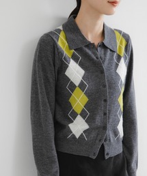 URBAN RESEARCH | アーガイルシャツカラーカーディガン(ニット/セーター)