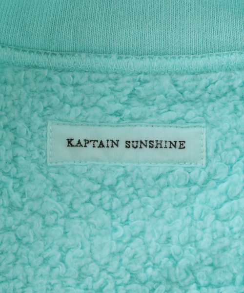 Kaptain Sunshine(キャプテン サンシャイン)の「KAPTAIN SUNSHINE /キャプテンサンシャイン Half Zipper Pullover KS25FCS06(スウェット・レディース・サックスブルー・FREE)」の7枚目の写真