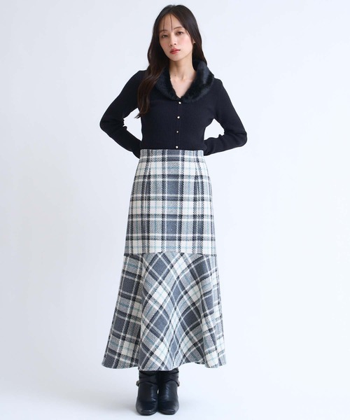 NOELA（ノエラ）の「ファーカラーニット（ニット/セーター・レディース・ブラウン/ベージュ/ブラック・フリー）」の16枚目の写真