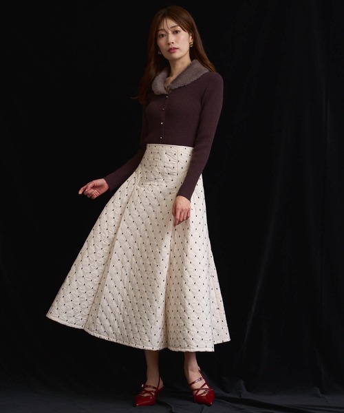 NOELA（ノエラ）の「ファーカラーニット（ニット/セーター・レディース・ブラウン/ベージュ/ブラック・フリー）」の21枚目の写真