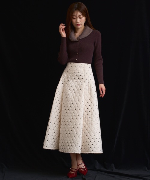 NOELA（ノエラ）の「ファーカラーニット（ニット/セーター・レディース・ブラウン/ベージュ/ブラック・フリー）」の20枚目の写真