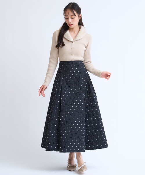 NOELA（ノエラ）の「ファーカラーニット（ニット/セーター・レディース・ブラウン/ベージュ/ブラック・フリー）」の10枚目の写真