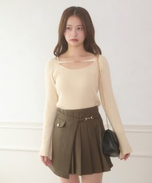 Ambre Neige（アンブルネージュ）の「off shoulder flare sleeve knit / オフショルフレアスリーブニット（ニット/セーター）」