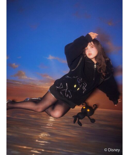 CALNAMUR（カルナムール）の「キングダムハーツ シャドウジッフPO（スウェット・レディース・ブラック・FREE）」の4枚目の写真