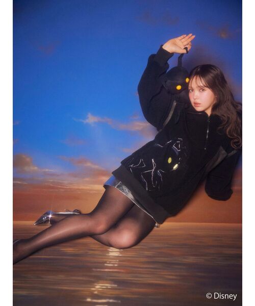 CALNAMUR（カルナムール）の「キングダムハーツ シャドウジッフPO（スウェット・レディース・ブラック・FREE）」の5枚目の写真