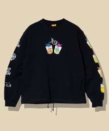 go slow caravan | 空紡糸裏毛 猫と麦酒 ヘムスピンドル クルースウェット(スウェット)